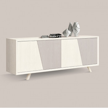 Madia in legno 4 ante push-pull con design moderno