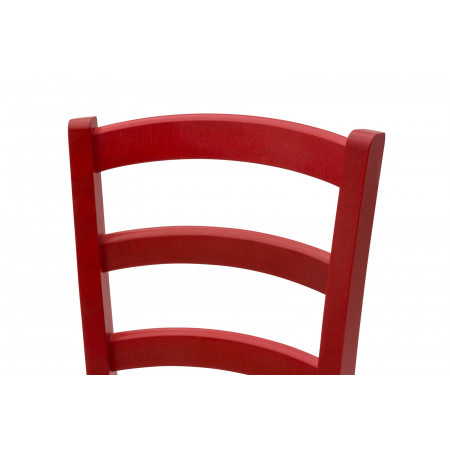 Kit 16 sedie paesane fondo paglia colore rosso