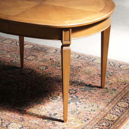 Set di 4 gambe a spillo in legno per tavolo ovale