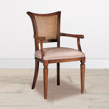 Capotavola schiena paglia di Vienna, dettaglio gambe