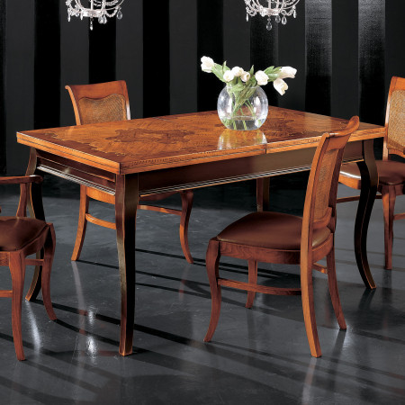 Tavolo classico in legno allungabile da 160x90 a 320x90