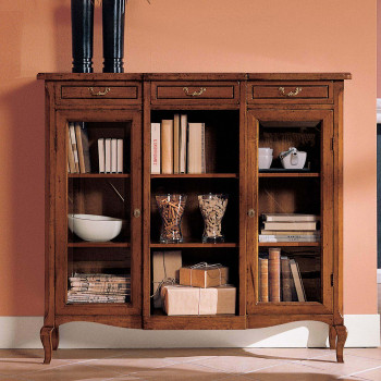 Vetrinetta alta gamba 700 con vano centrale a giorno