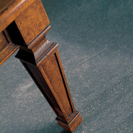 Gamba del Tavolino 130x70 intarsio scacchi in legno massello