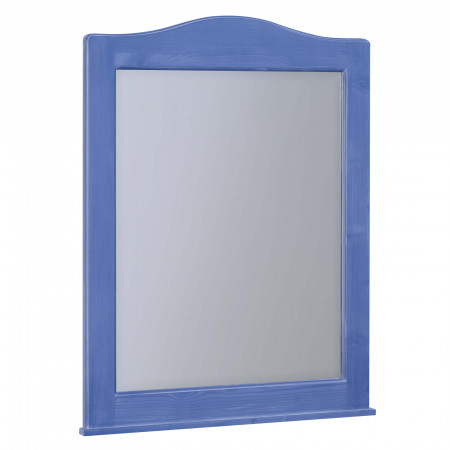 Testiera del letto in abete massello colore blu