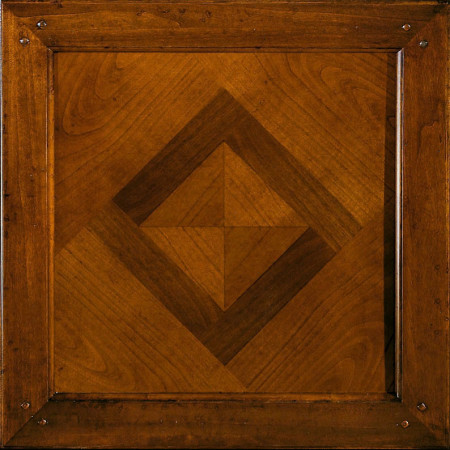 Dettaglio intarsio legno toulipier Vetrina 2 porte