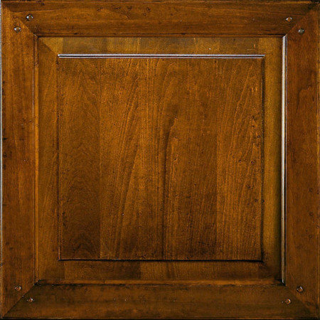 Dettaglio bugna vetrina 3 ante in legno toulipier