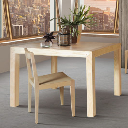 Credenza moderna 2 porte 2 cassetti, dettaglio piedini legno
