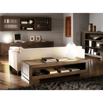 Solo base a giorno 160 cm in legno massello ambientata