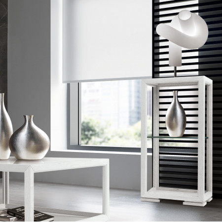 Porta vasi legno frassino, design etnico chic