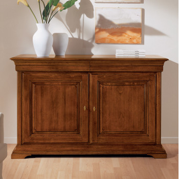 Credenza Edera liscia due porte con serratura