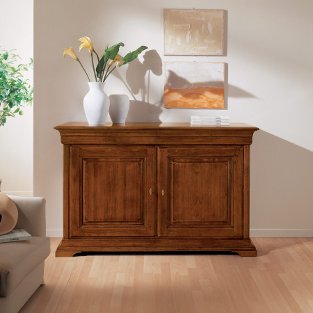 Credenza Edera liscia due porte con serratura