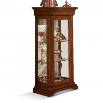 Vetrinetta Edera liscia una porta con piano a bacheca