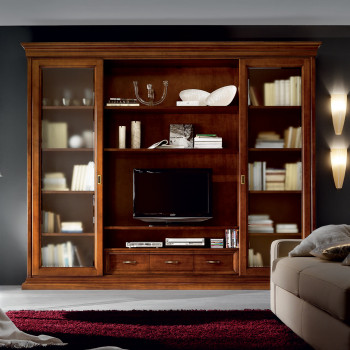 Componibile Edera liscio con ante scorrevoli