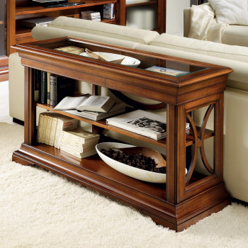 Mobile retrodivano Edera in legno massello in stile classico