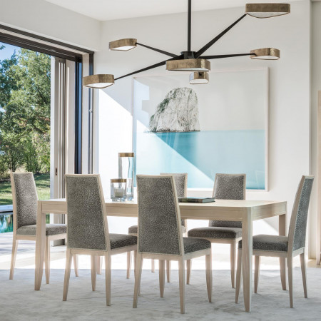 Tavolo rettangolare allungabile 200x100 con sedie