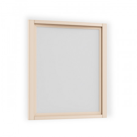 Specchiera con cornice in legno tiglio massello contemporanea