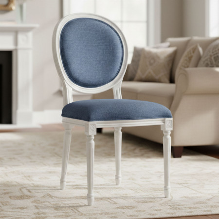 Sedia in faggio con seduta e schienale imbottiti