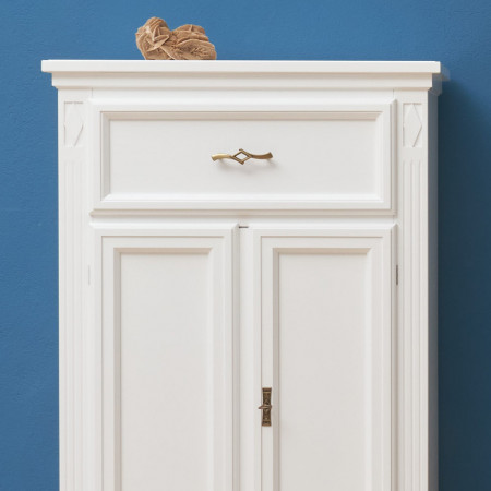 Vertico multiuso 2 porte 1 cassetto con decorazione a rombo