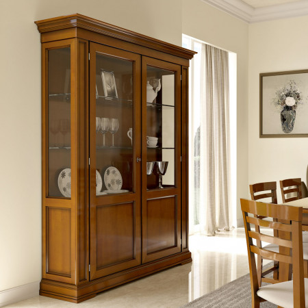 Tavolo rettangolare allungabile con piano in legno di tanganica
