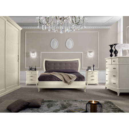 Camera da letto Alba, dettaglio testata imbottita