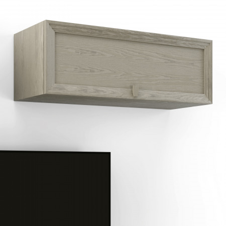 Dettaglio pensile Parete attrezzata Budelli in legno