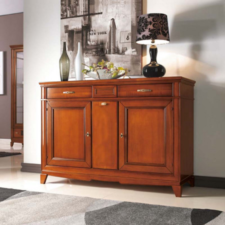 Credenza 2-a battenti con piedini, stile classico