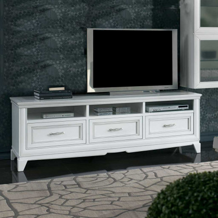 Tavolino rettangolare con piano in vetro e design raffinato