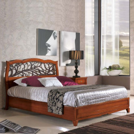 Letto imbottito con contenitore in legno di toulipier