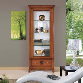 Vetrina 1 porta 1 cassetto destra in ambientazione