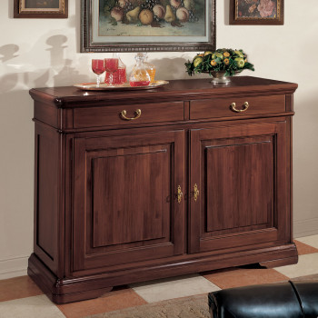 Credenza 2 porte e 2 cassetti con design elegante