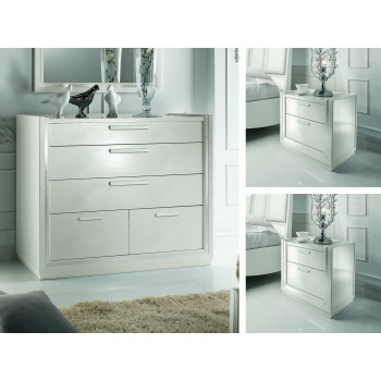 Giselle comò e comodini in legno massello