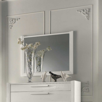 Specchiera rettangolare stile classico contemporaneo