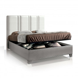 Letto imbottito in stile classico contemporaneo