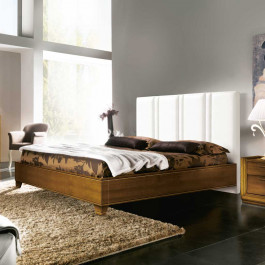 Letto imbottito in stile classico contemporaneo