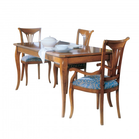 Credenza sala da pranzo classica con dettagli in legno toulipier