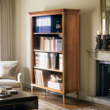 Libreria con 4 vani 3 ripiani piano sporgente