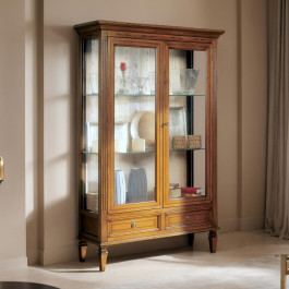 Porta tv con 2 cassetti, dettaglio legno toulipier