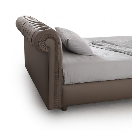 Letto Chester artigianale con contenitore