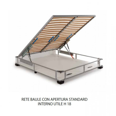 Letto Chester artigianale con contenitore