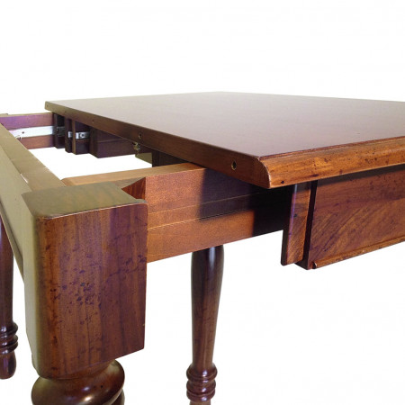 Dettaglio allungamento Tavolo consolle allungabile 100 x 55/305