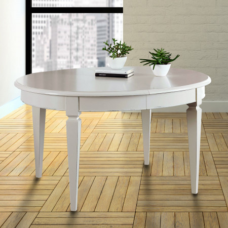 Tavolo ovale allungabile 150x110 a 270x110 ambientato
