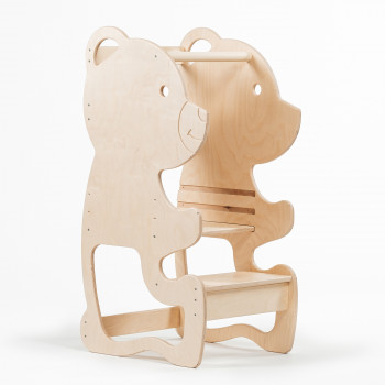 Learning Tower orsetto regolabile in legno di betulla