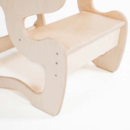 Learning Tower orsetto regolabile in legno di betulla