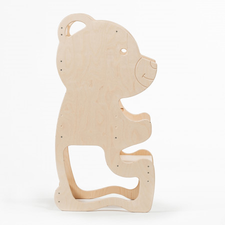 Learning tower orsetto dettagli struttura in legno