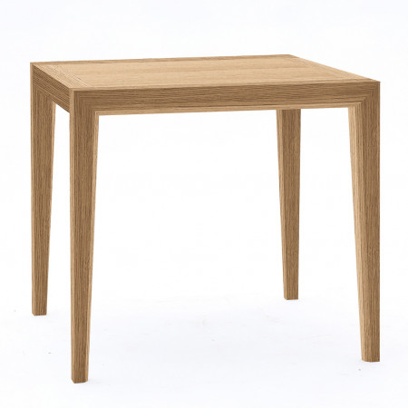Tavolo moderno in legno di frassino, dettaglio design