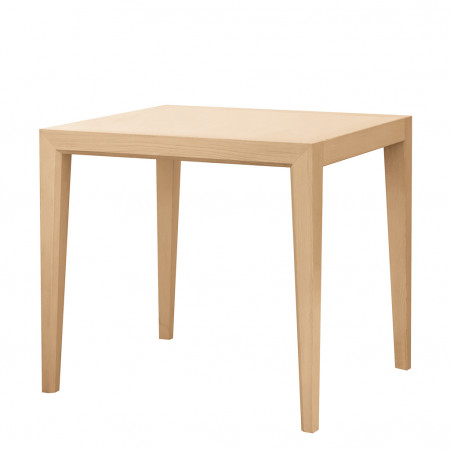 Tavolo moderno in legno di frassino con gambe massello