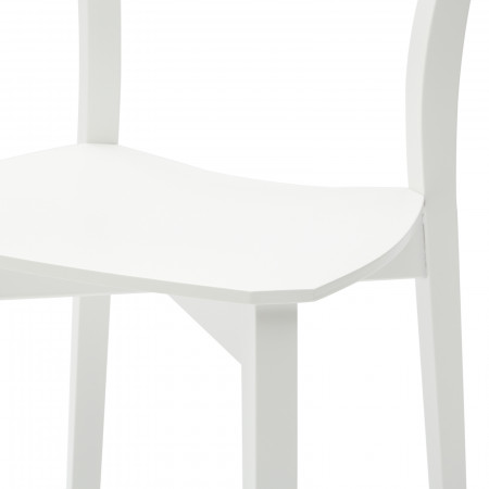 Dettaglio seduta Sedia in legno moderna minimalista