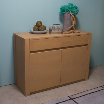 Madia 2 ante 2 cassetti in legno frassino