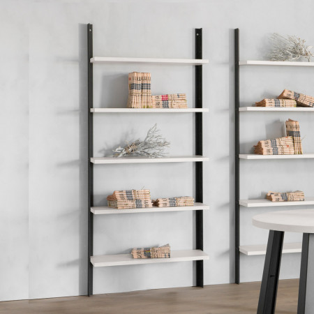 Libreria con 5 ripiani smontabile, dettagli montanti