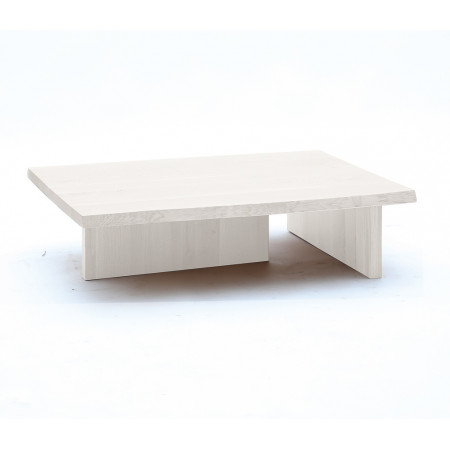 Tavolino con gambe in legno di rovere massiccio